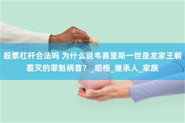 股票杠杆合法吗 为什么说韦赛里斯一世是龙家王朝覆灭的罪魁祸首？_坦格_继承人_家族