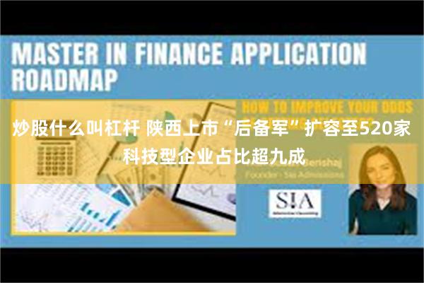炒股什么叫杠杆 陕西上市“后备军”扩容至520家 科技型企业占比超九成